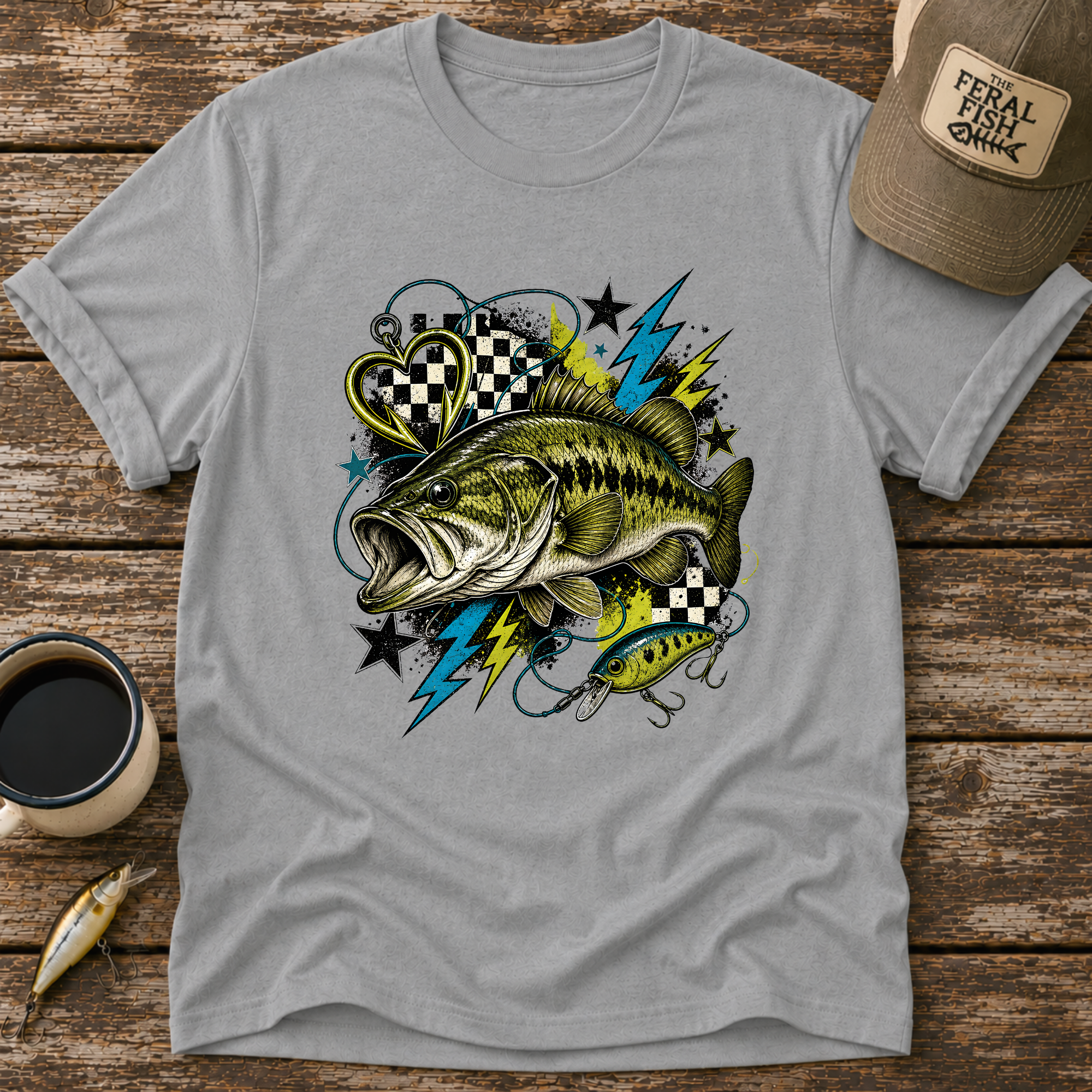 Heart Hook & Bass T-Shirt