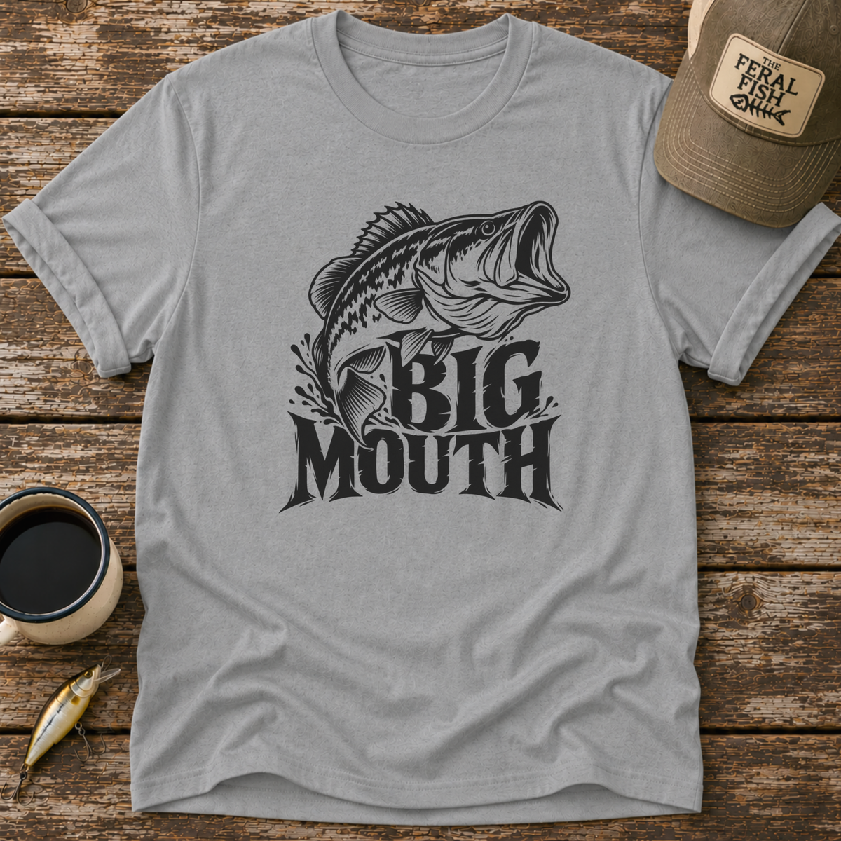 Big Mouth Fishing T-Shirt
