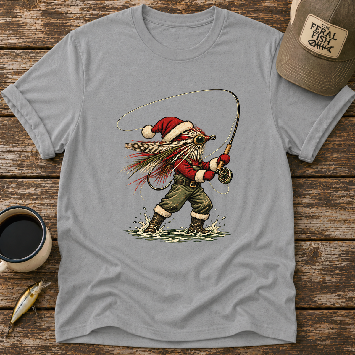 Holiday Fly Fishing Lure T-Shirt