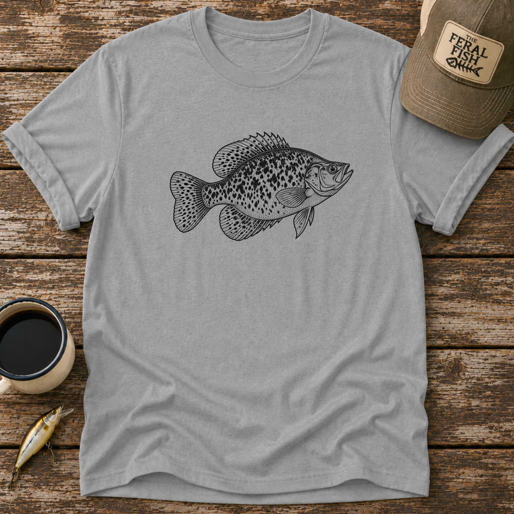 Crappie Drawing T-Shirt