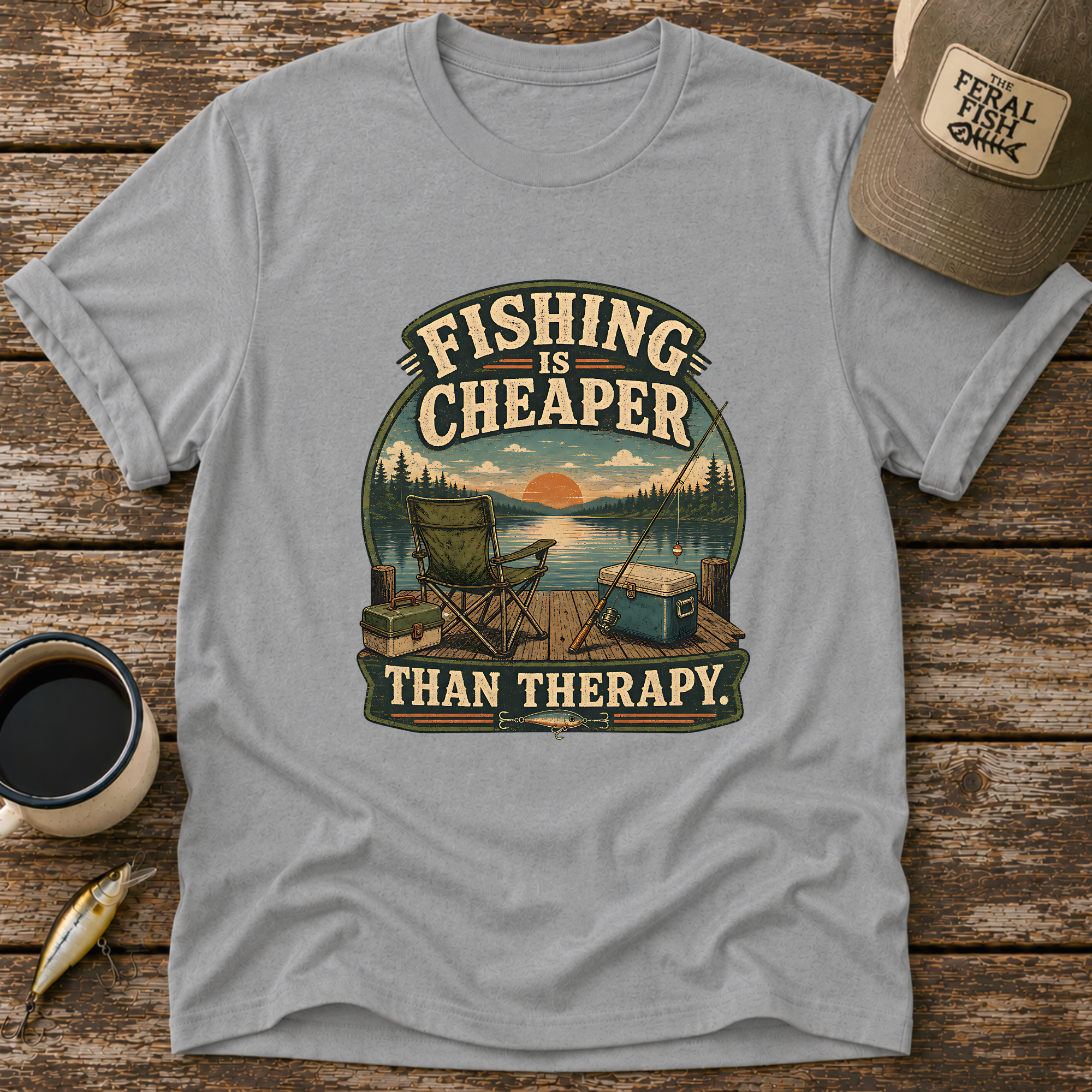 Fishing Is Cheaper T-Shirt