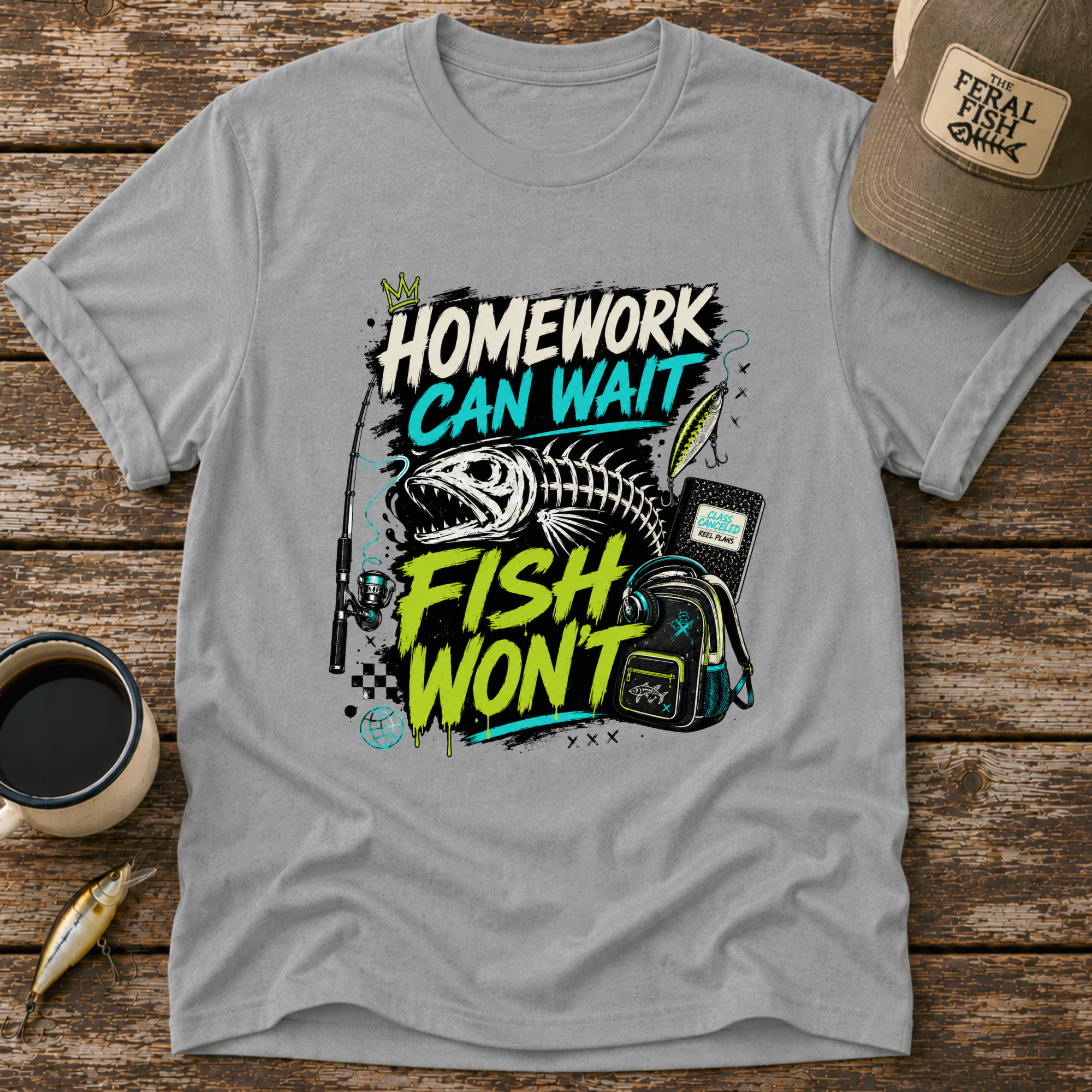 Homework Can Wait T-Shirt