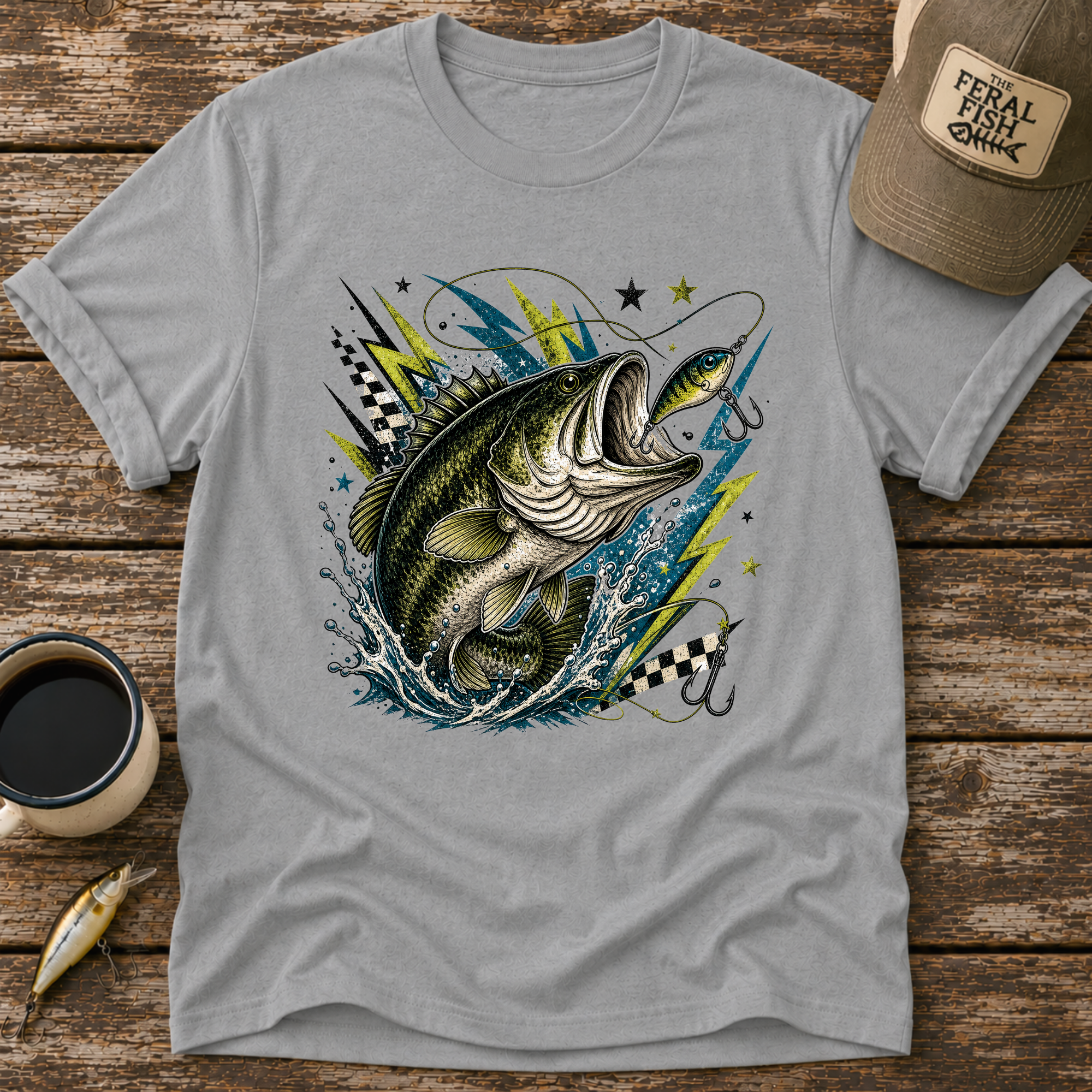 Bass & Blue Lightning T-Shirt
