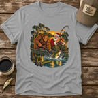 Bigfoot & Santa Fishing T-Shirt