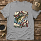 Just One More Cast Checkered T-Shirt