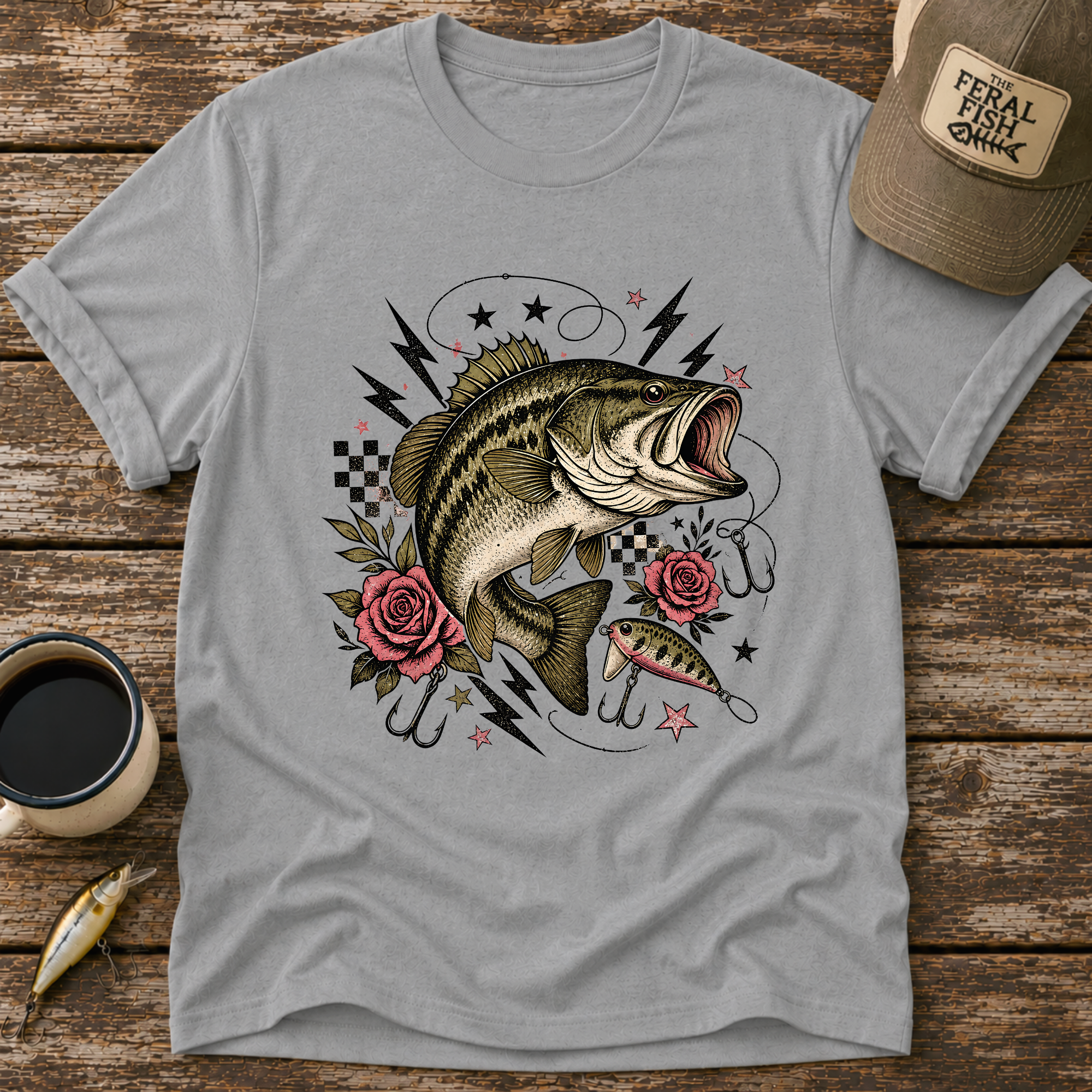 Bass & Roses T-Shirt