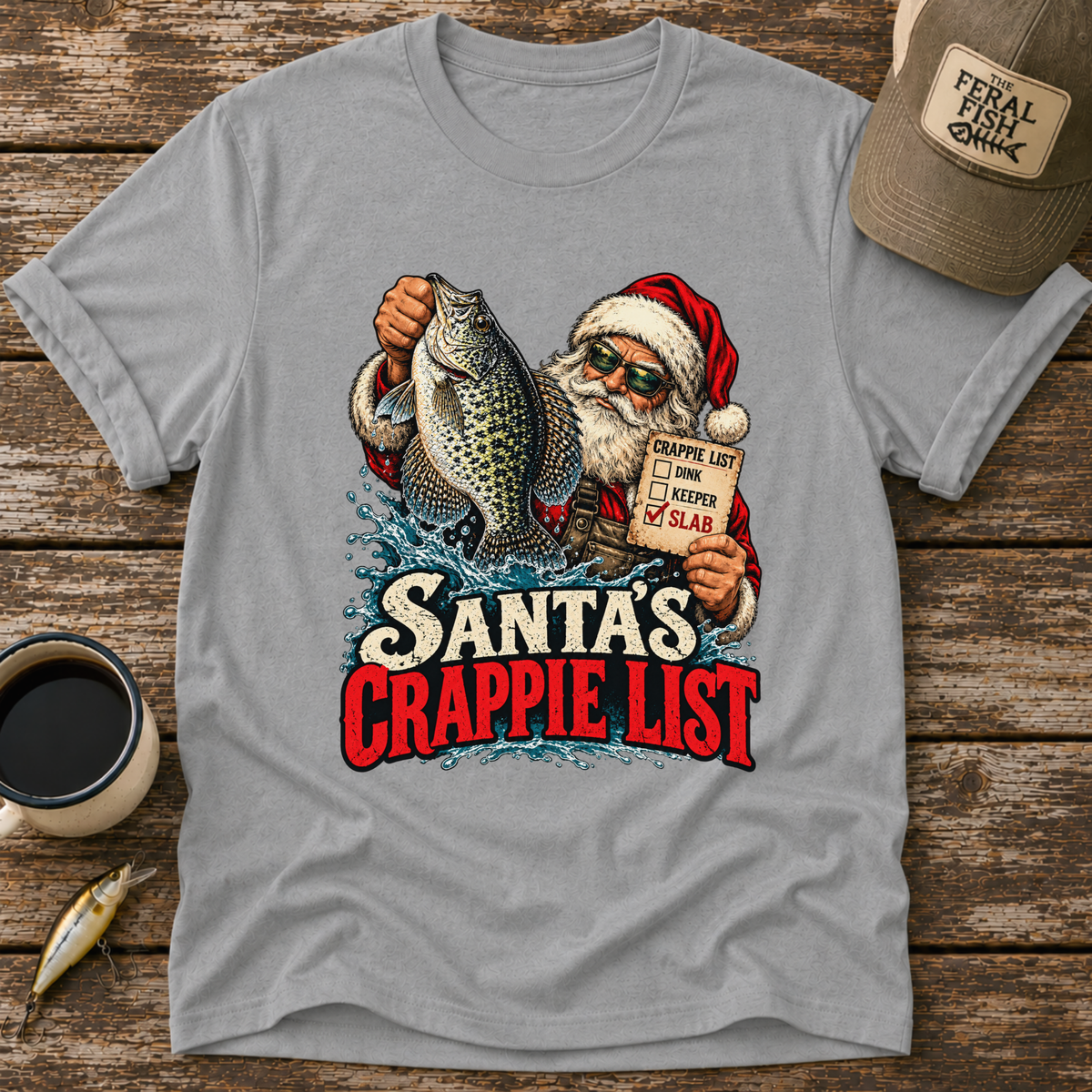 Santa's Crappie List T-Shirt