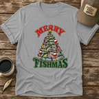 Merry Fishmas Lure Tree T-Shirt