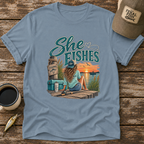 She Fishes T-Shirt
