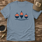 Retro Bobbers Fishing T-Shirt