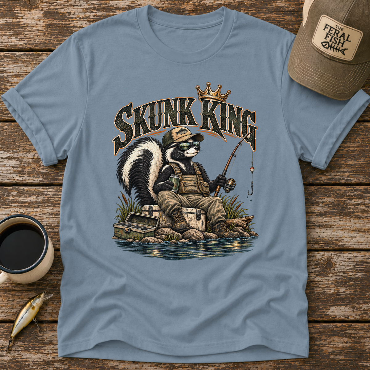 Skunk King Fishing T-Shirt