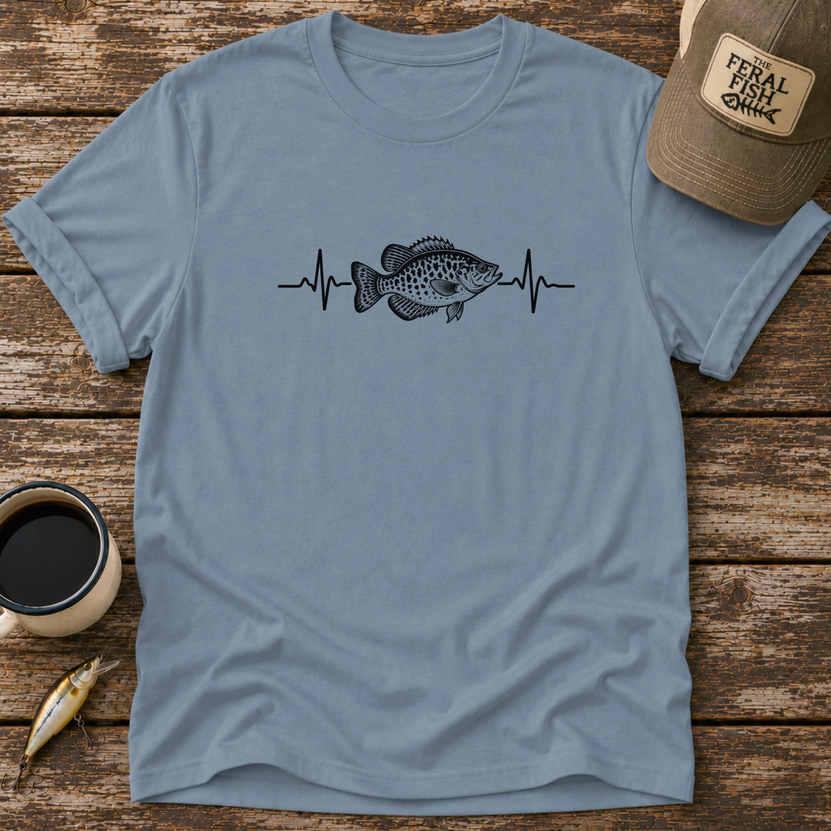 Crappie Heartbeat T-Shirt