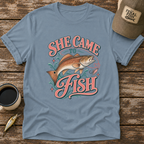 She Came To Fish Redfish T-Shirt