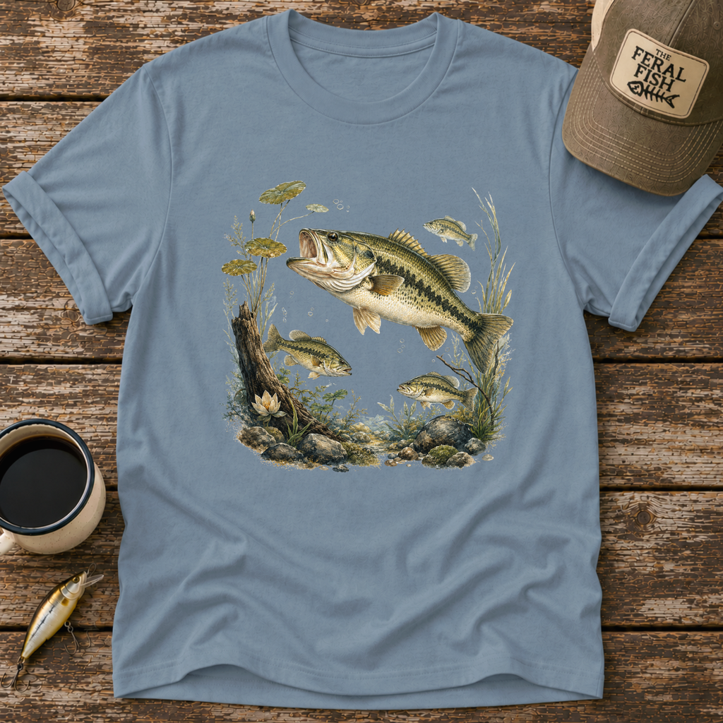Bass Swimming T-Shirt