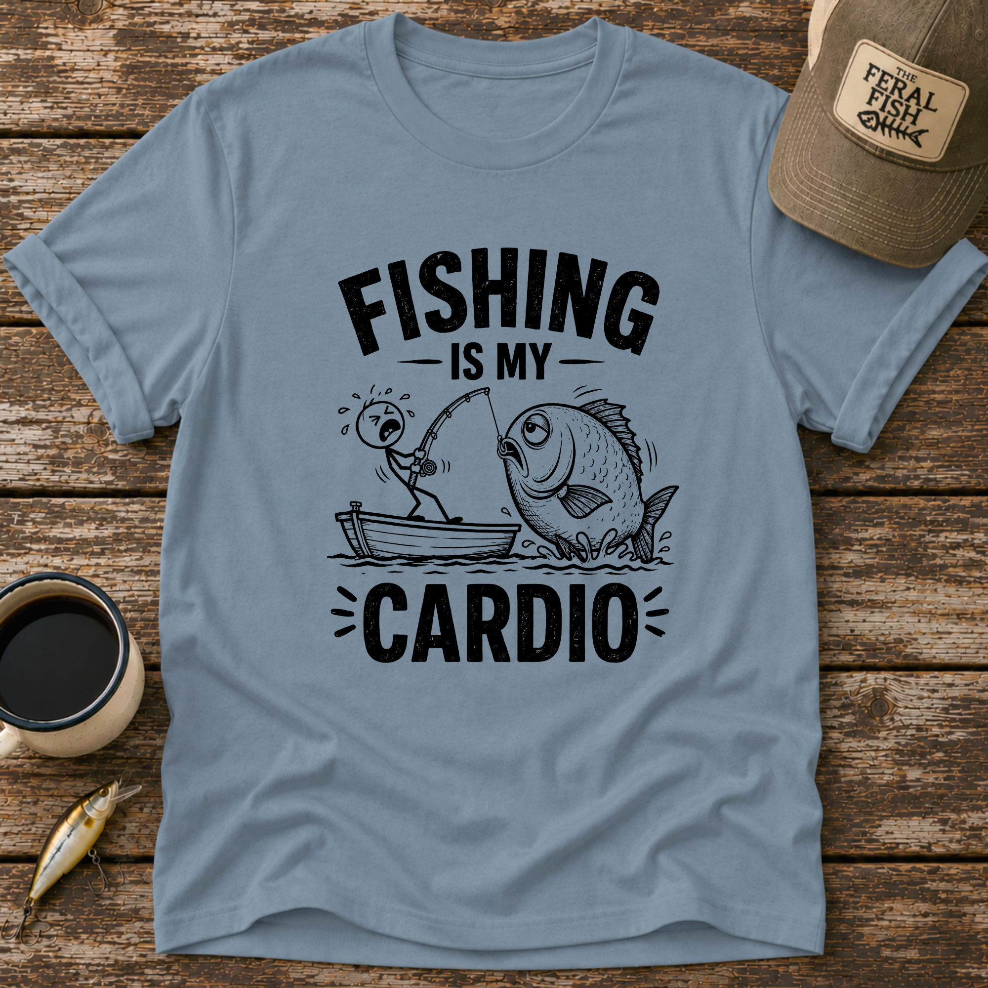 Fishing Is My Cardio T-Shirt