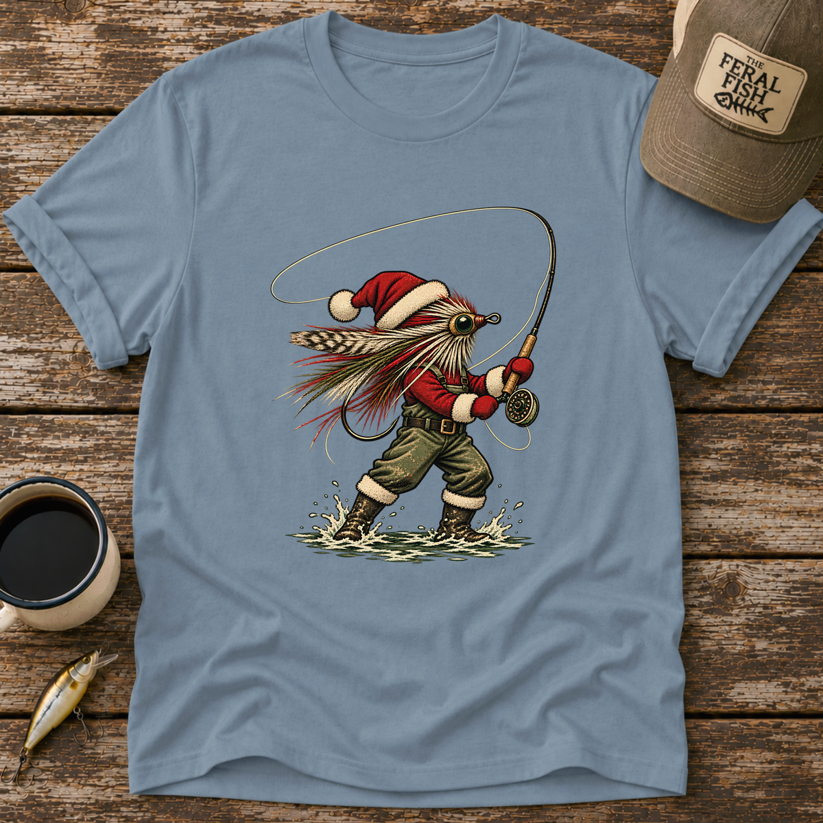 Holiday Fly Fishing Lure T-Shirt