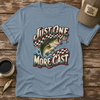 Just One More Cast Checkered T-Shirt