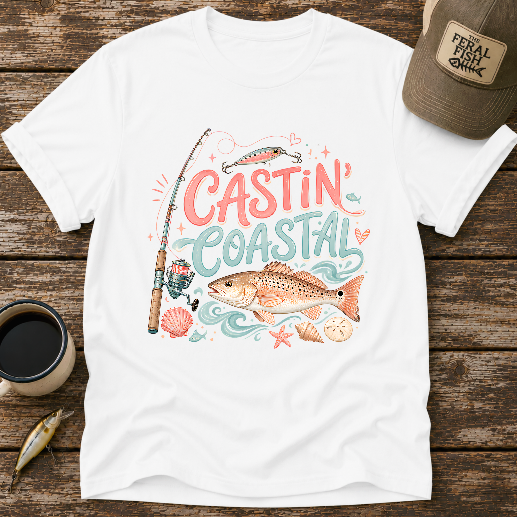 Castin' Coastal T-Shirt
