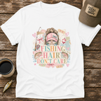 Fishing Hair Don't Care Scrapbook T-Shirt