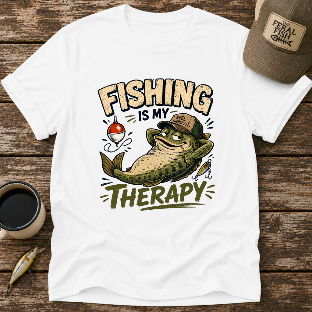 Fishing Is My Therapy T-Shirt
