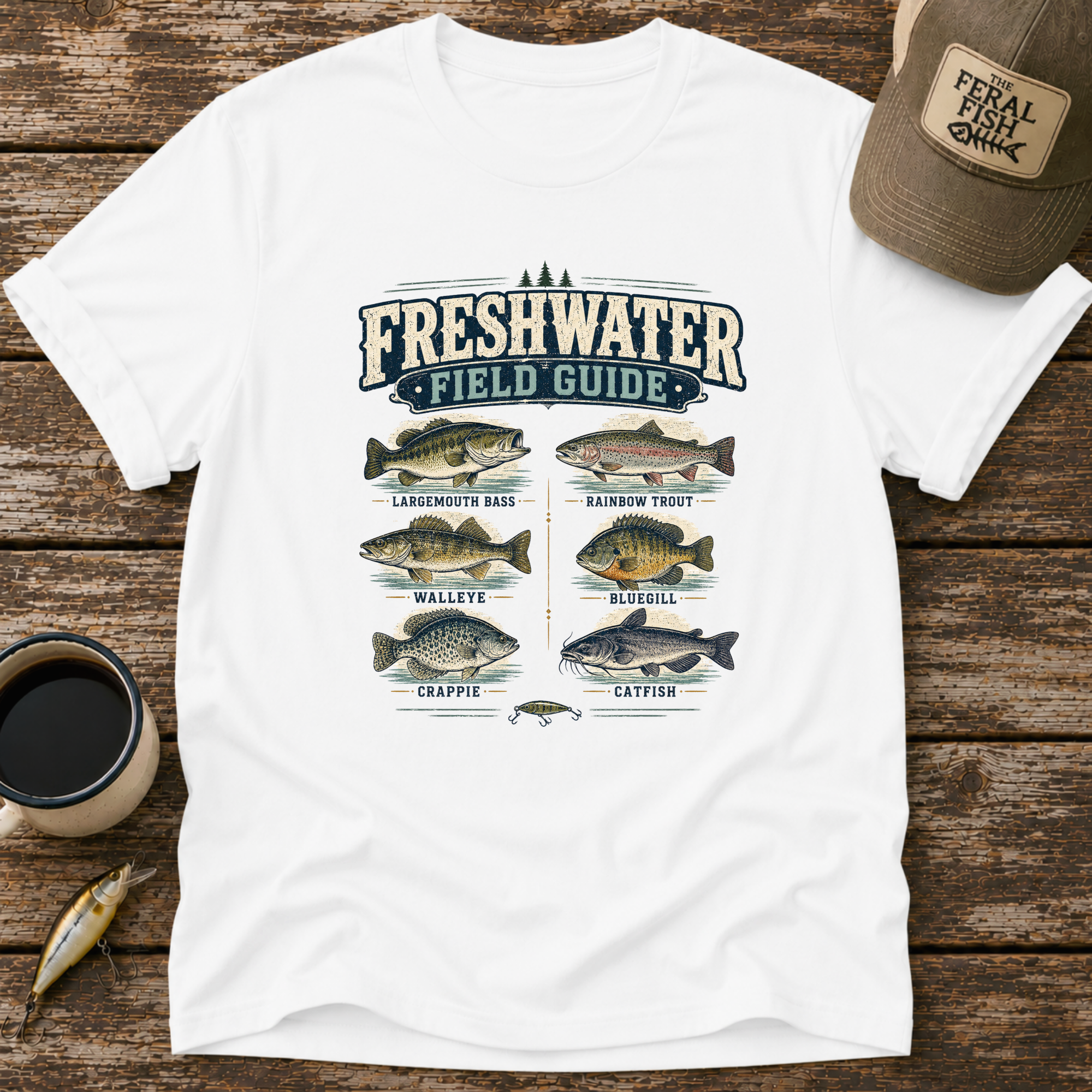Freshwater Fish Field Guide T-Shirt