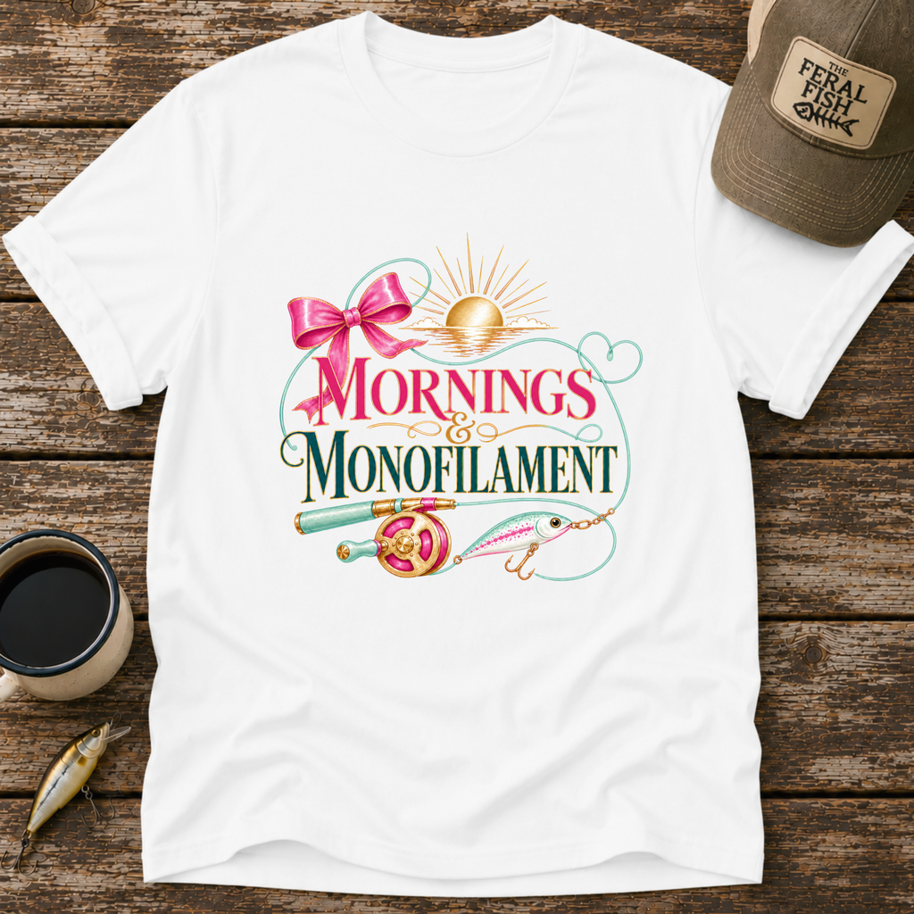 Mornings & Monofilament T-Shirt