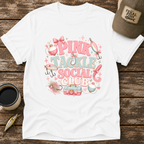 Pink Tackle Social Club T-Shirt