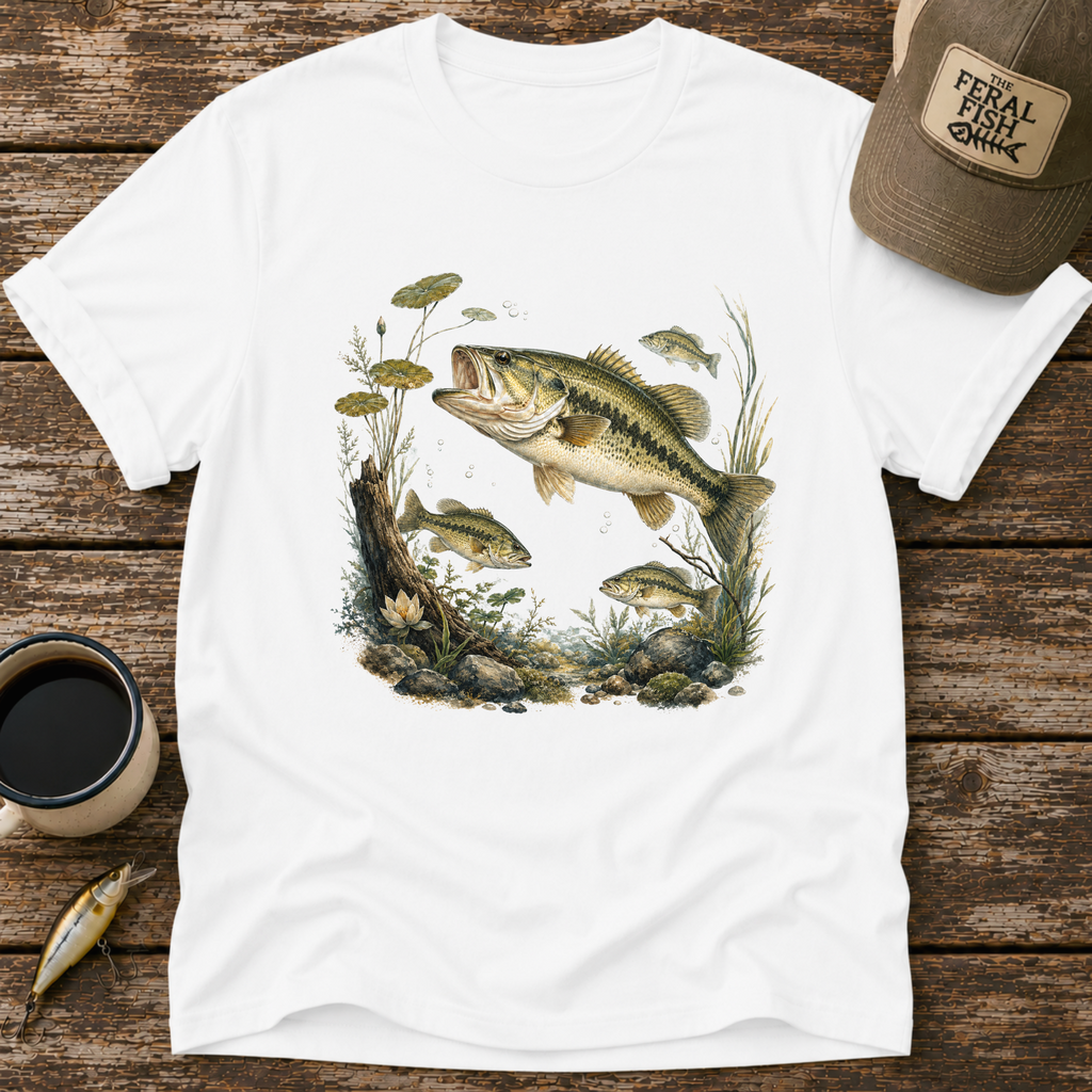 Bass Swimming T-Shirt