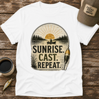 Sunrise Cast Repeat Boat T-Shirt