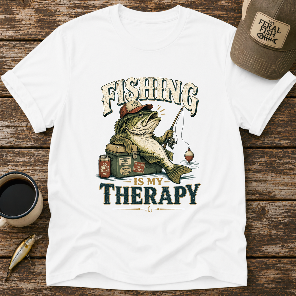 Fishing Is My Therapy T-Shirt