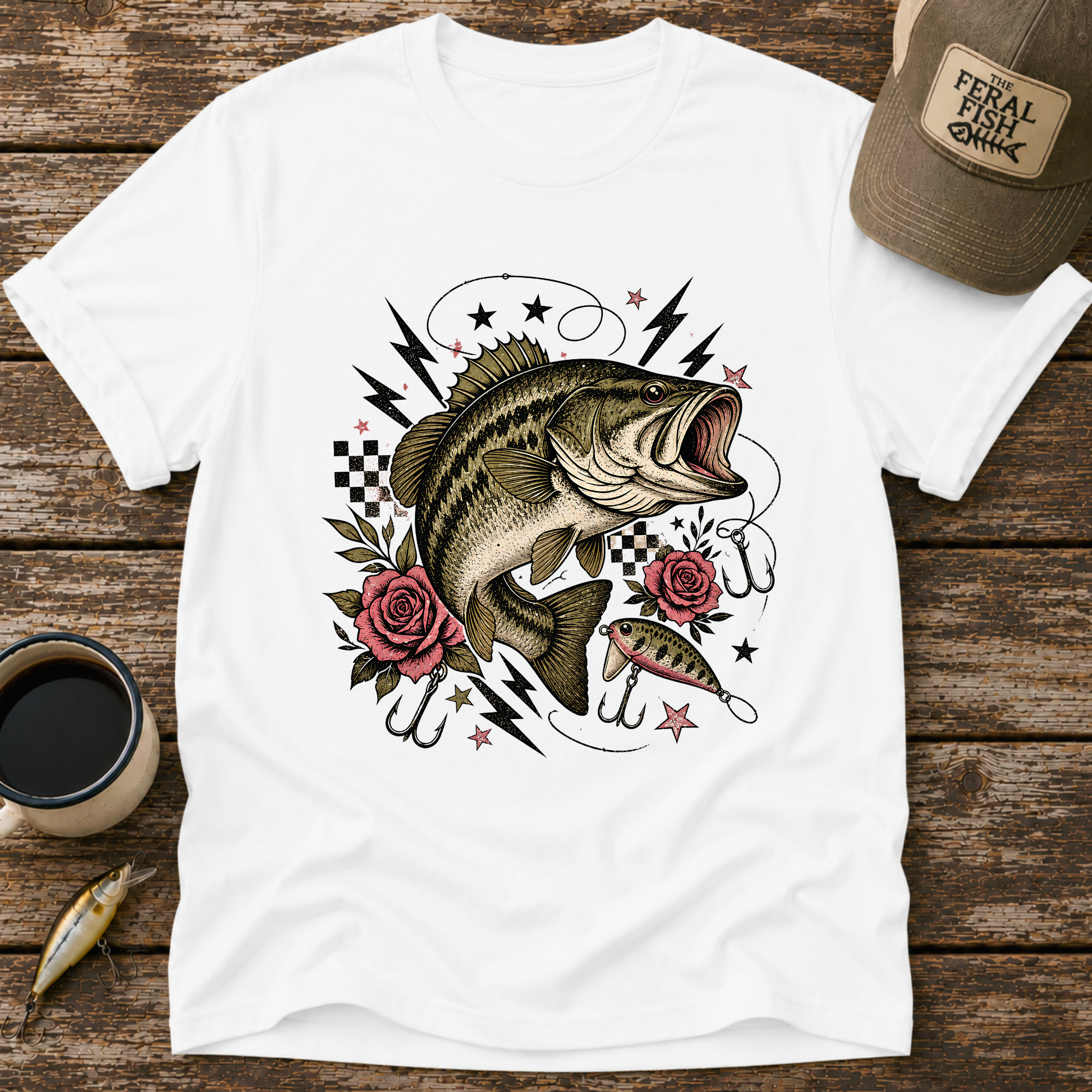 Bass & Roses T-Shirt