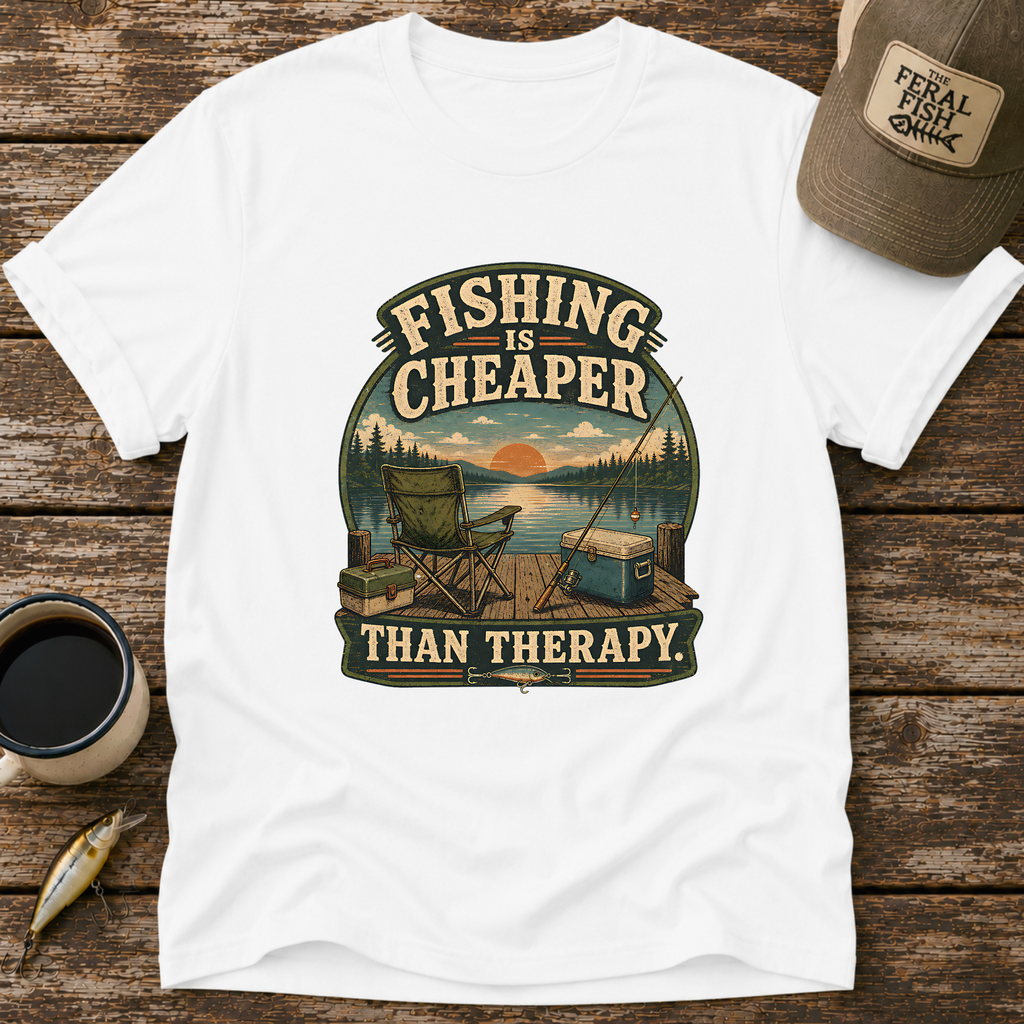 Fishing Is Cheaper T-Shirt