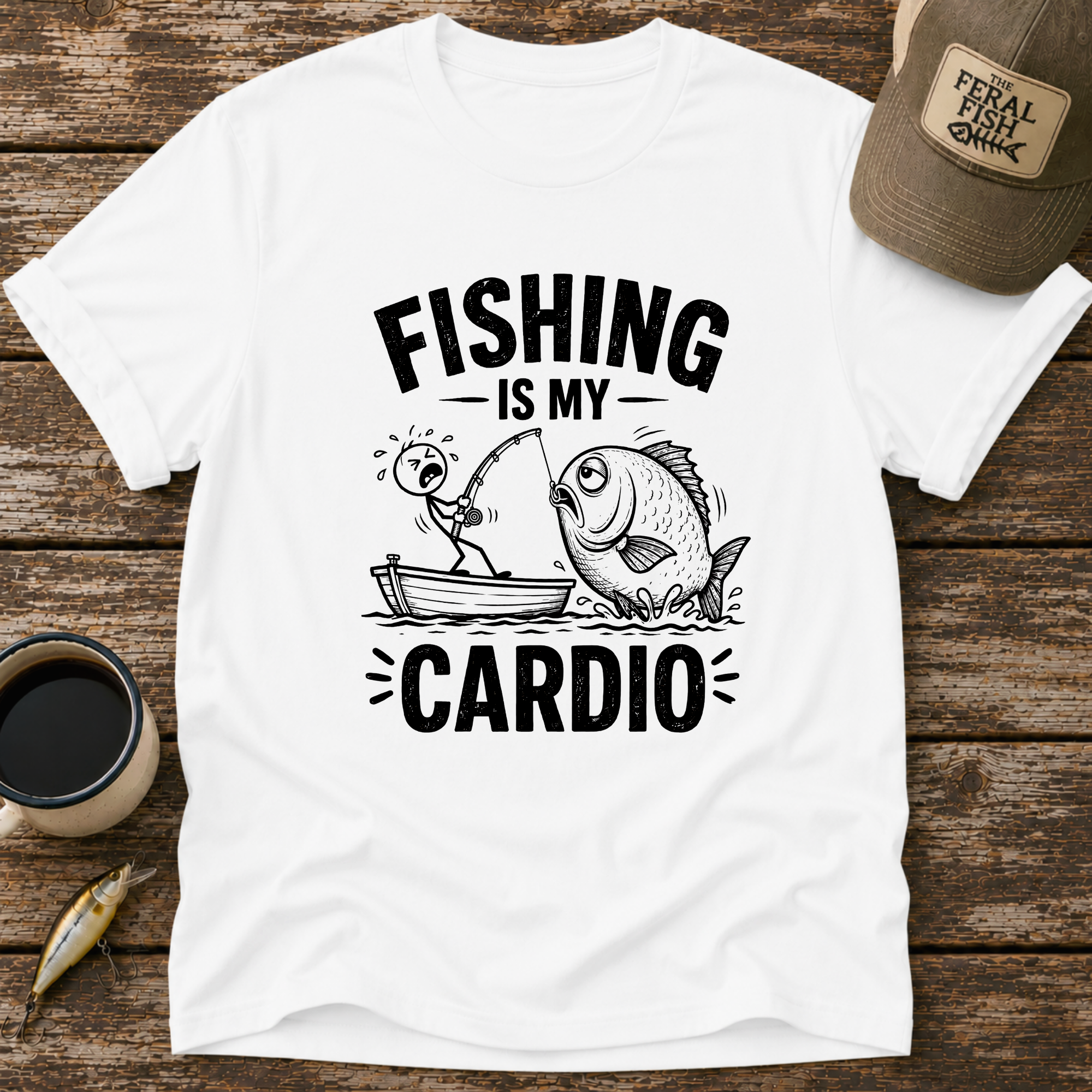 Fishing Is My Cardio T-Shirt