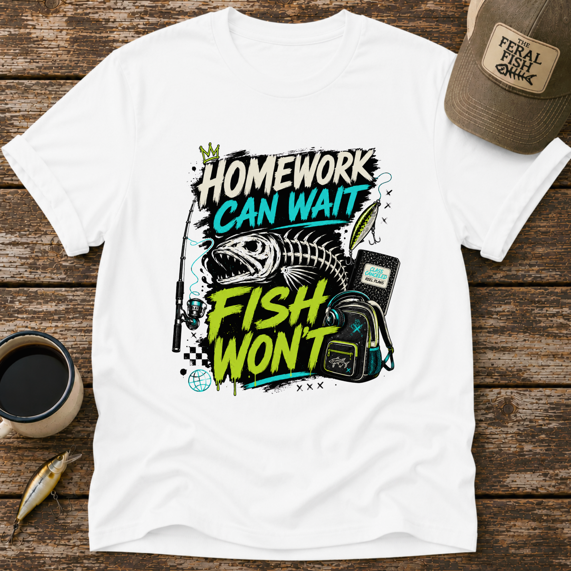 Homework Can Wait T-Shirt