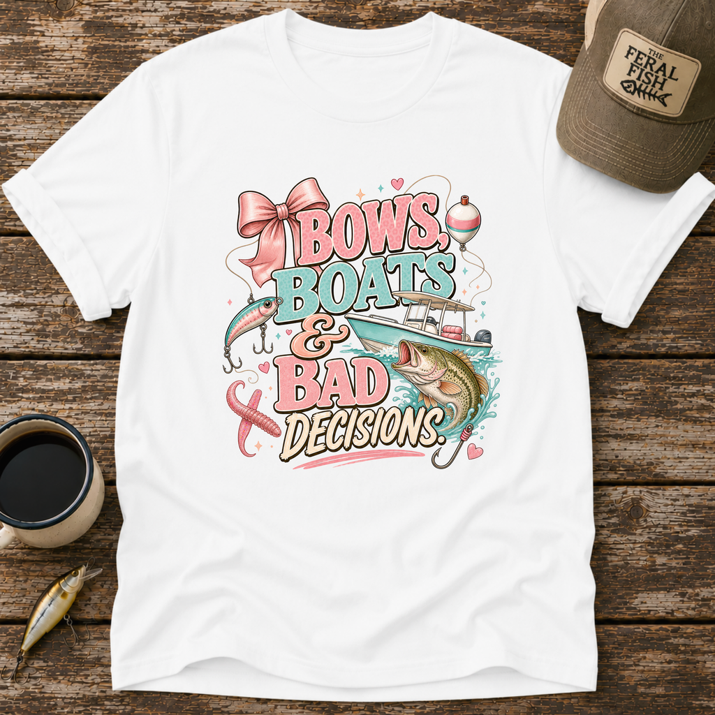 Bows Boats & Bad Decisions T-Shirt