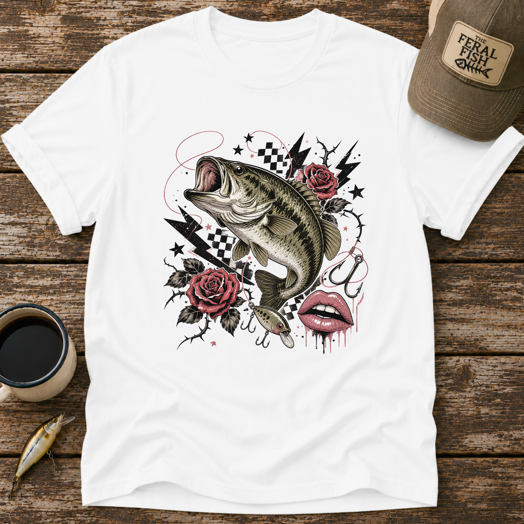 Bass Roses & Lightning T-Shirt