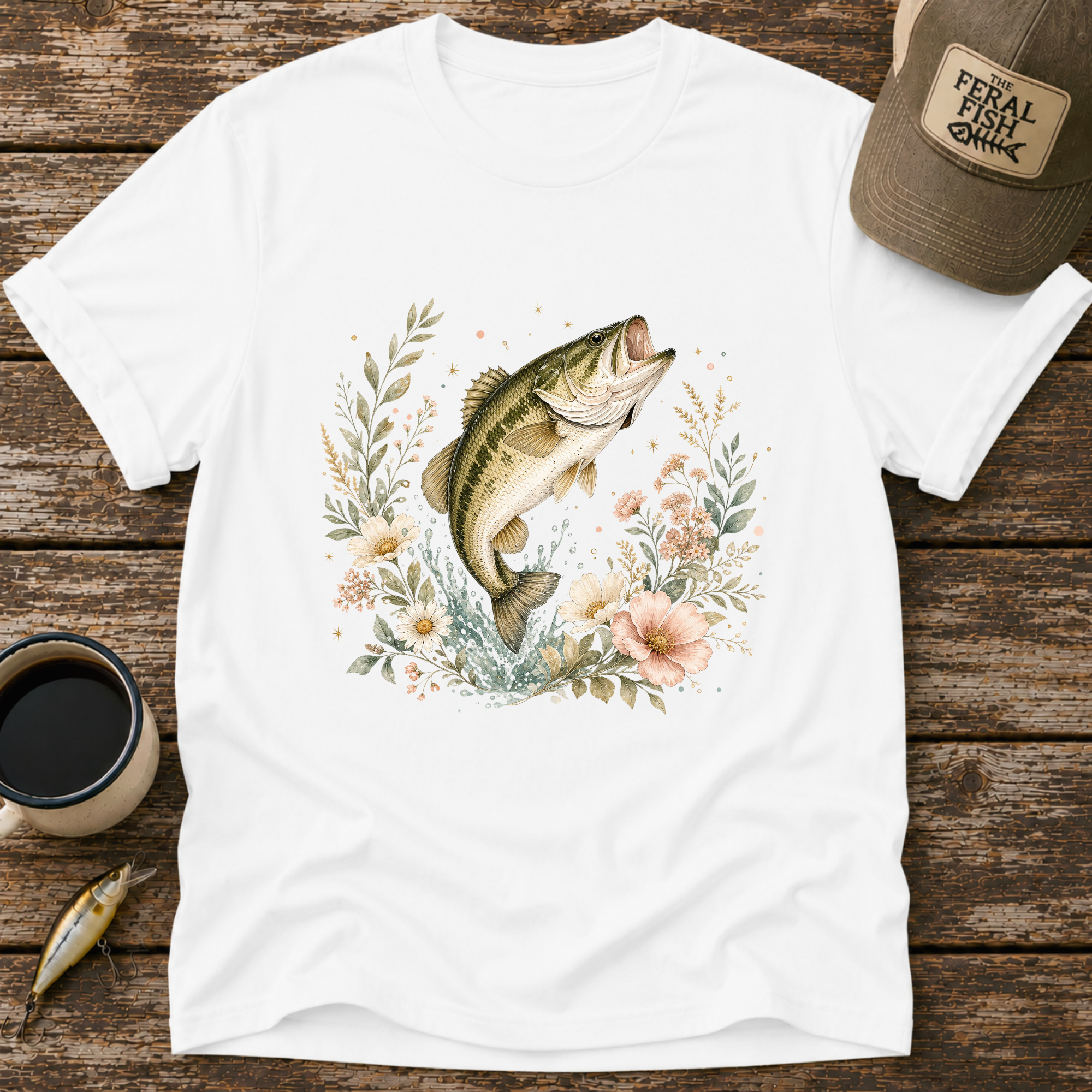 Bass and Florals T-Shirt