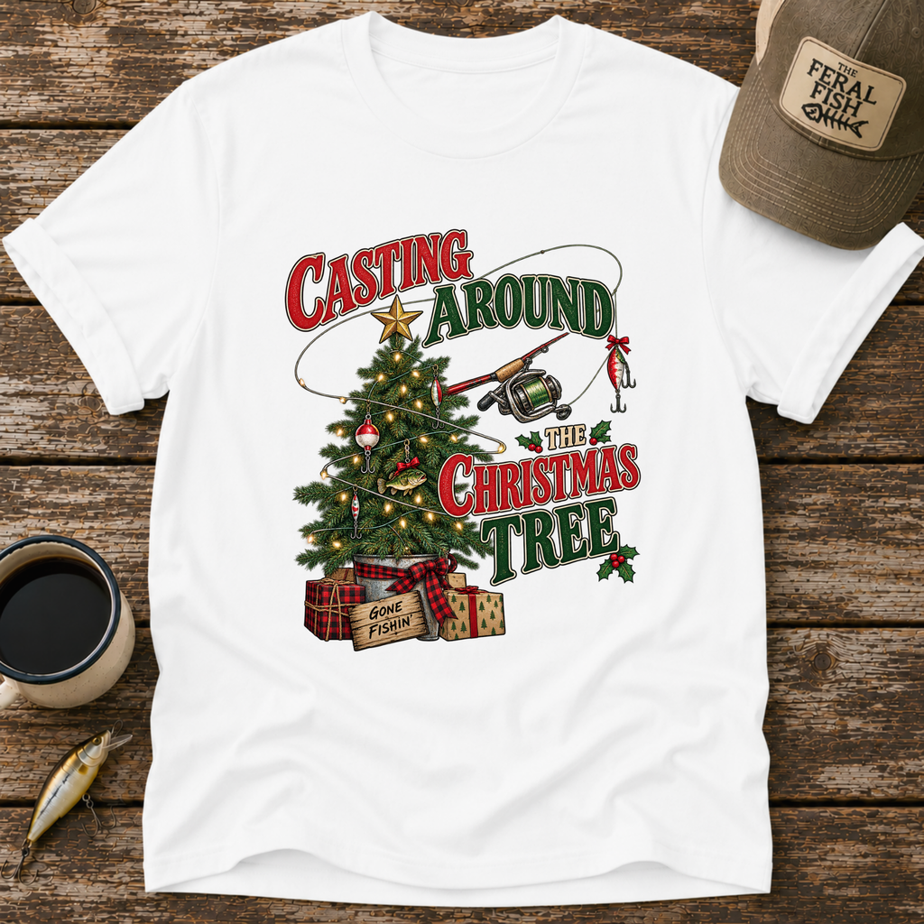 Casting Around The Christmas Tree T-Shirt