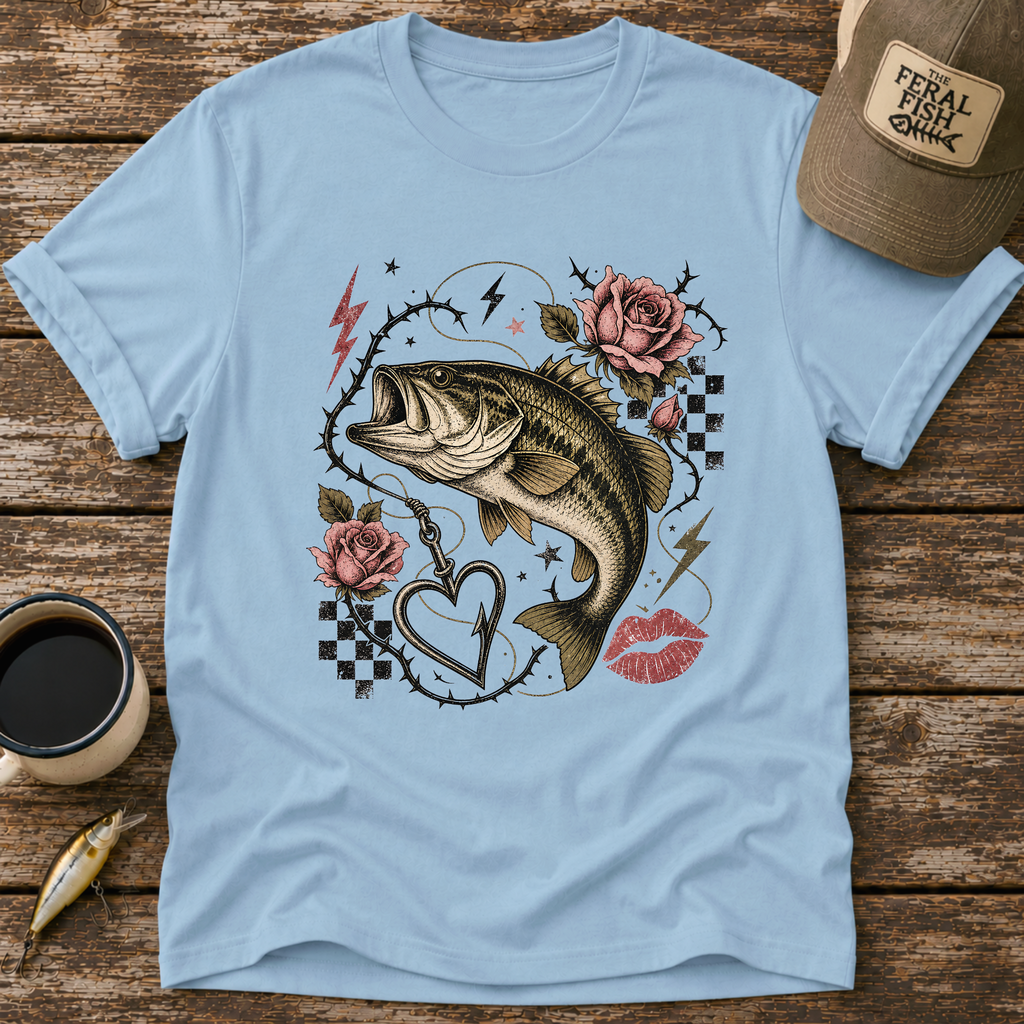 Bass & Hook Heart T-Shirt