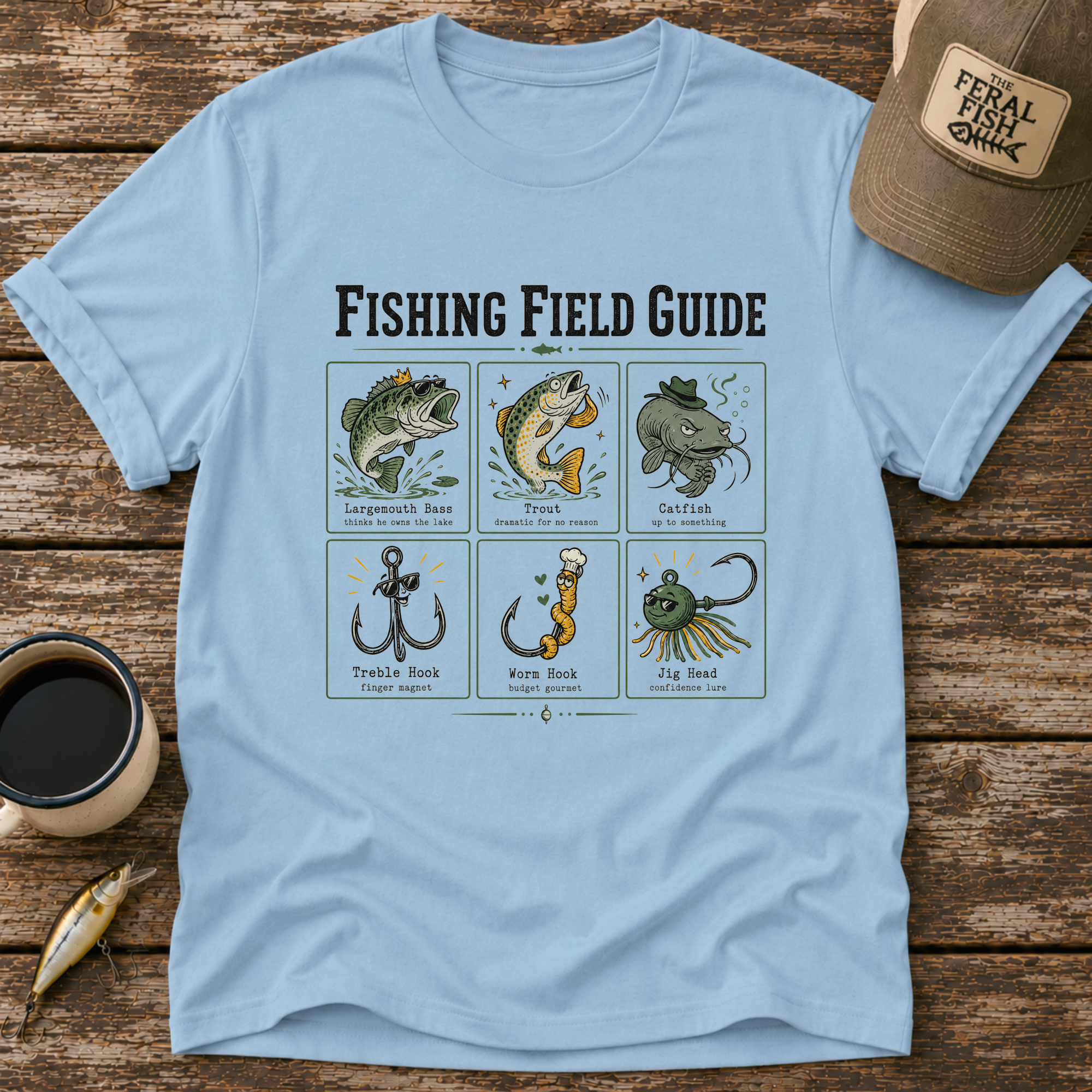 Fishing Field Guide T-Shirt