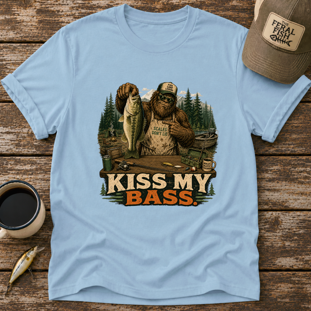 Kiss My Bass Bigfoot T-Shirt