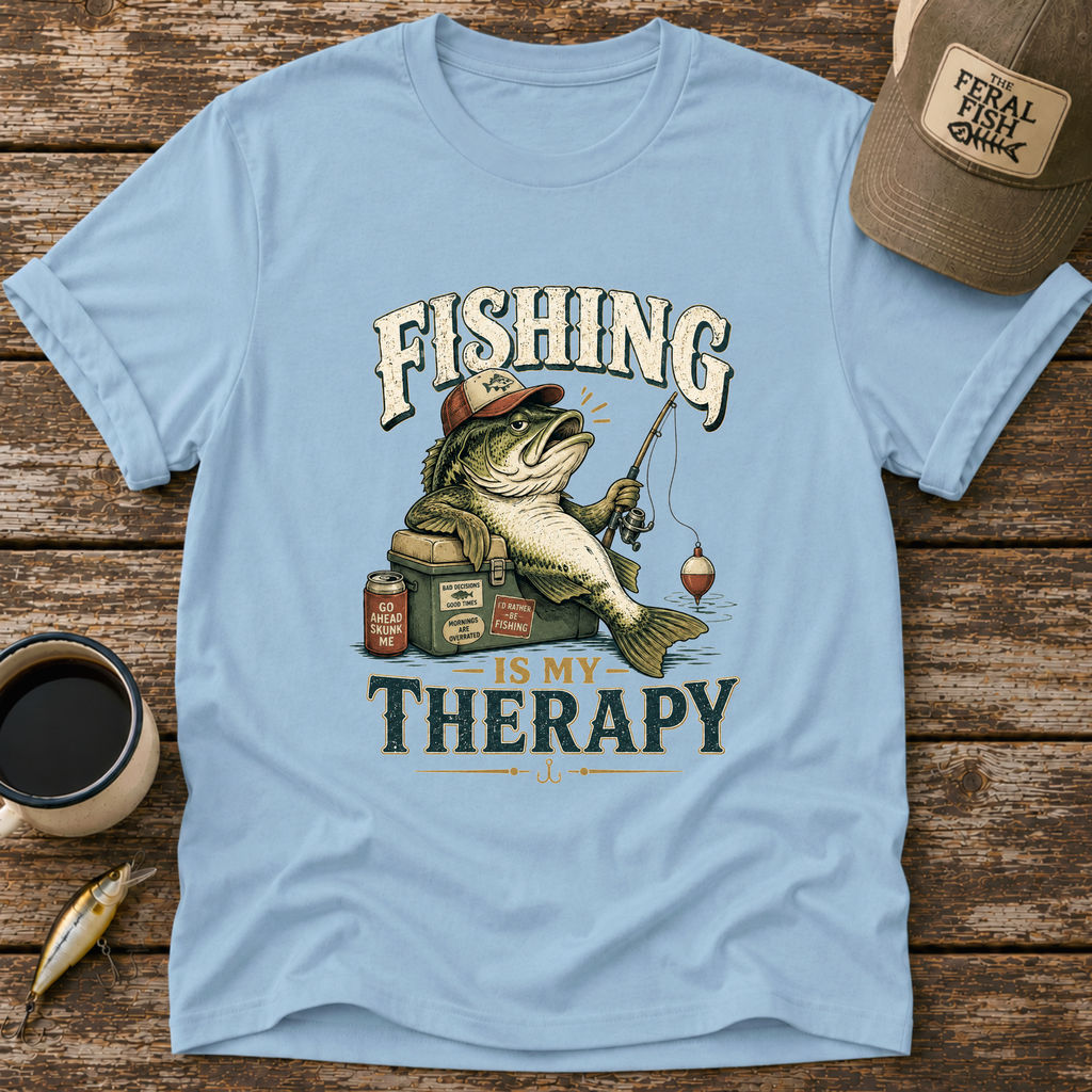 Fishing Is My Therapy T-Shirt