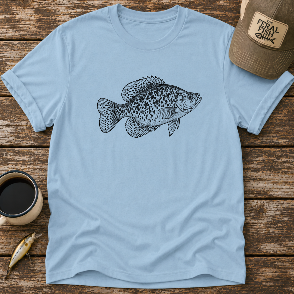 Crappie Drawing T-Shirt