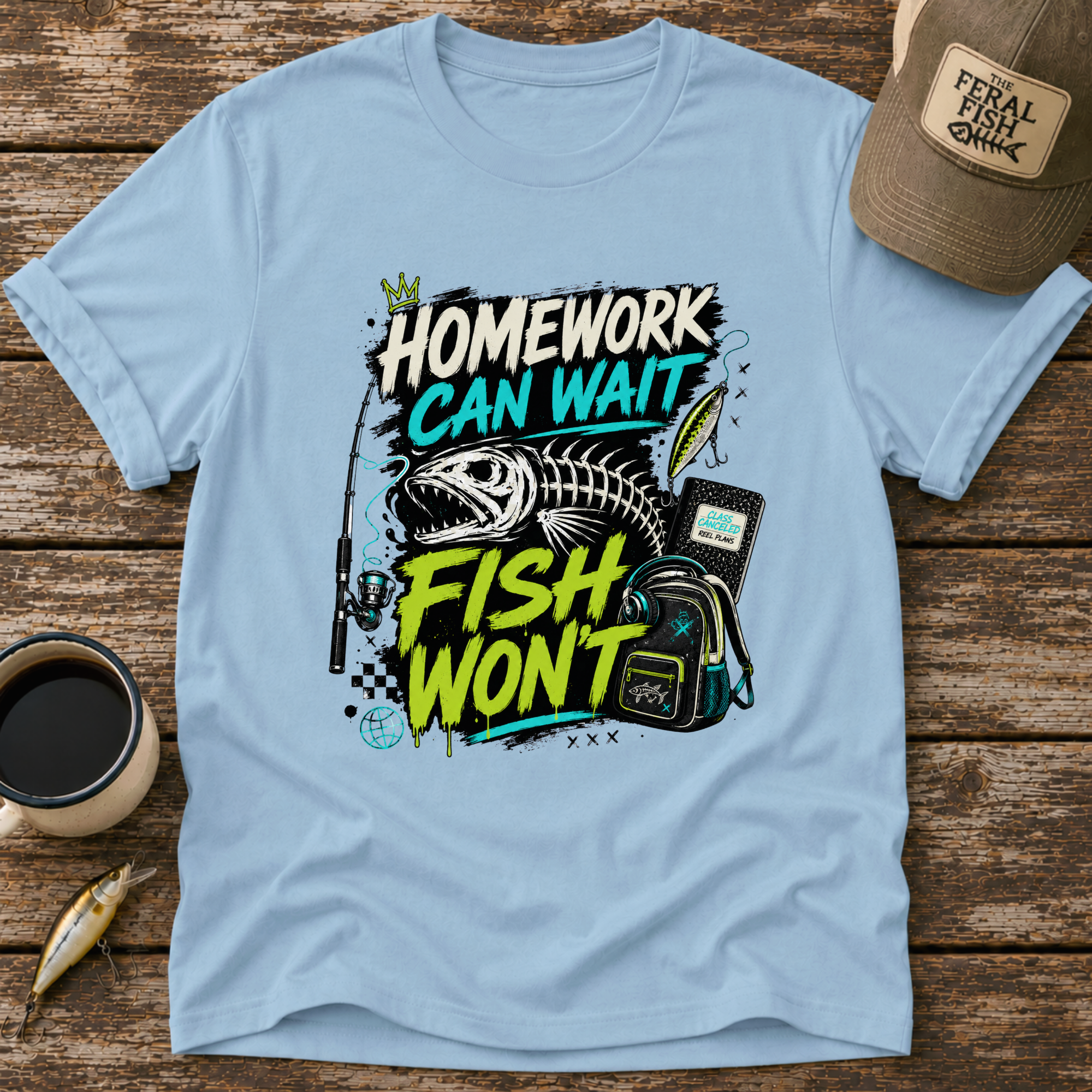 Homework Can Wait T-Shirt