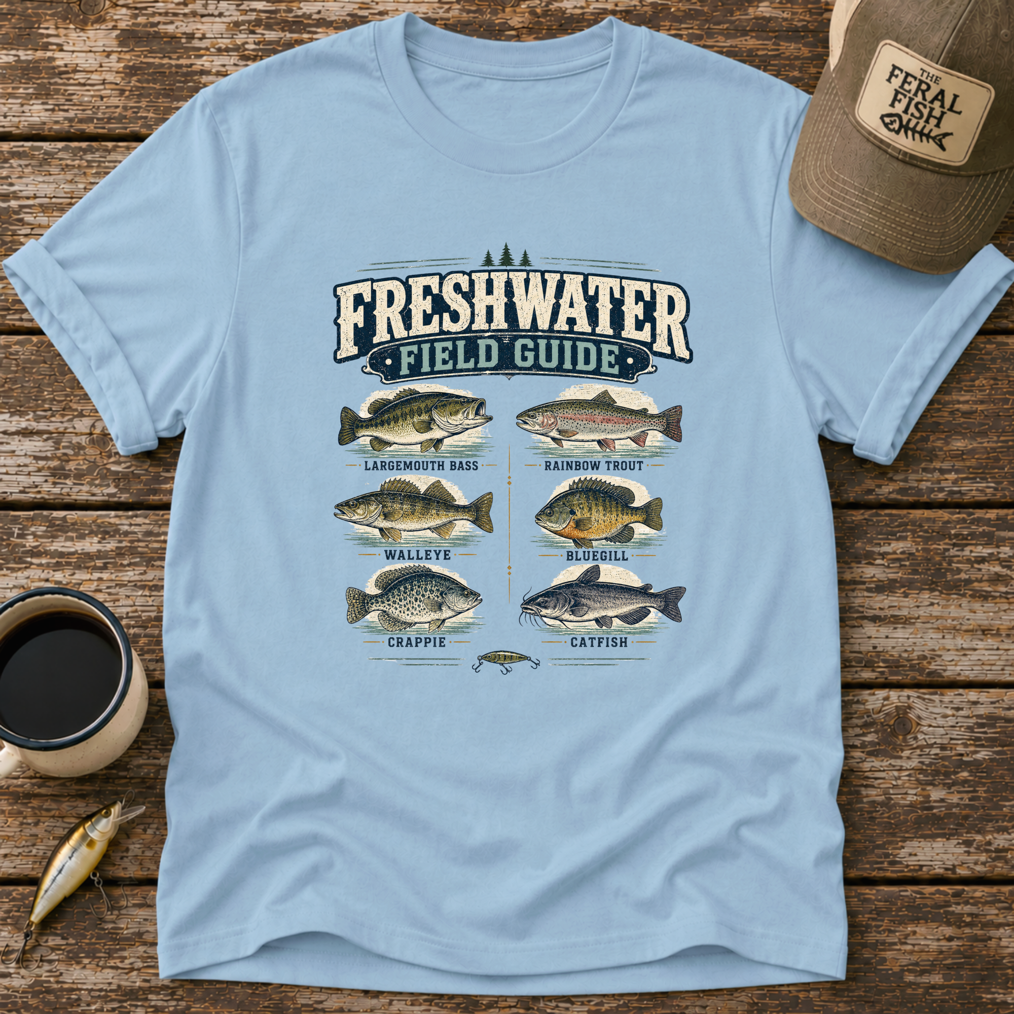 Freshwater Fish Field Guide T-Shirt