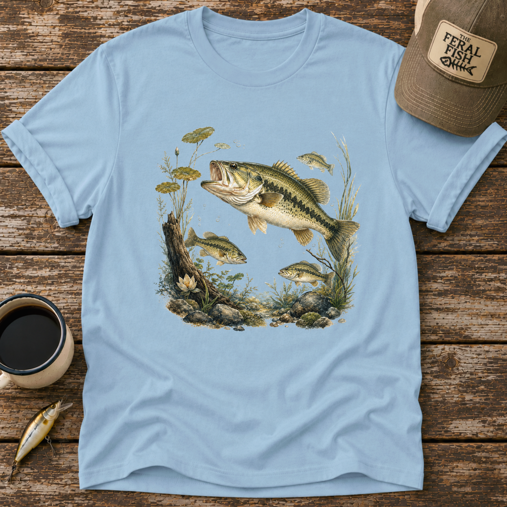 Bass Swimming T-Shirt