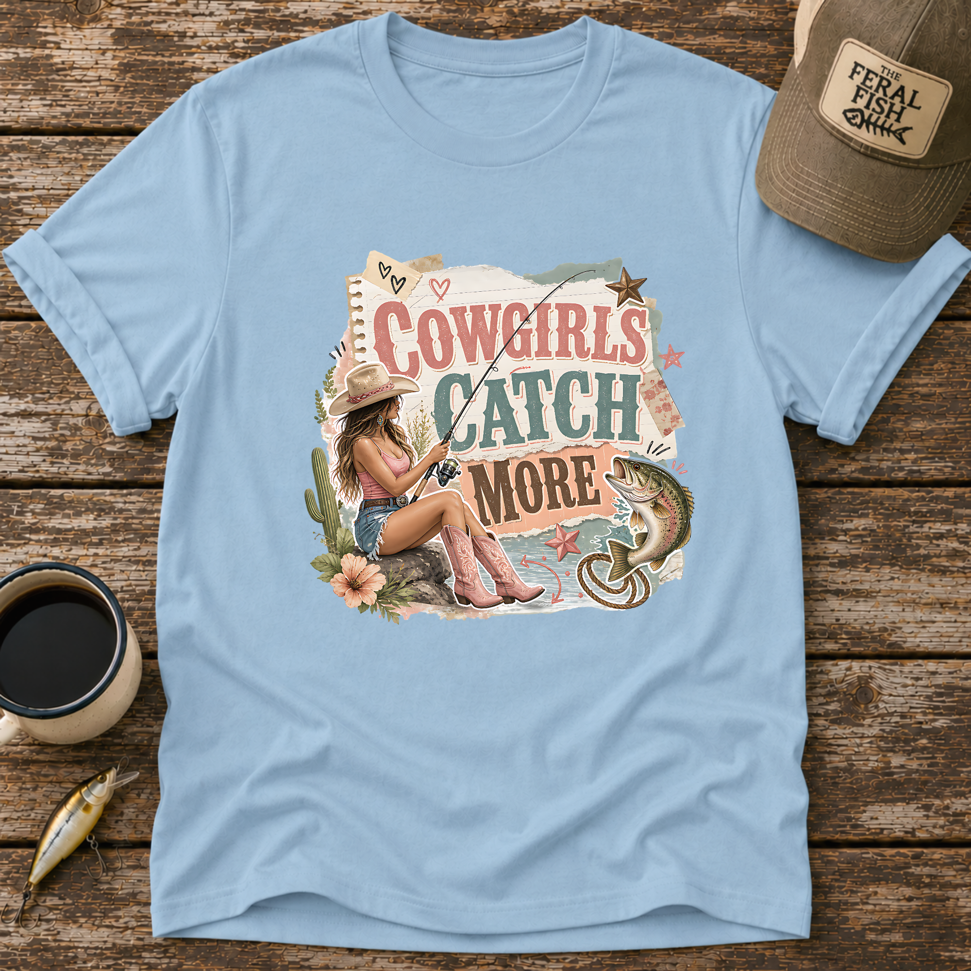 Cowgirls Catch More T-Shirt