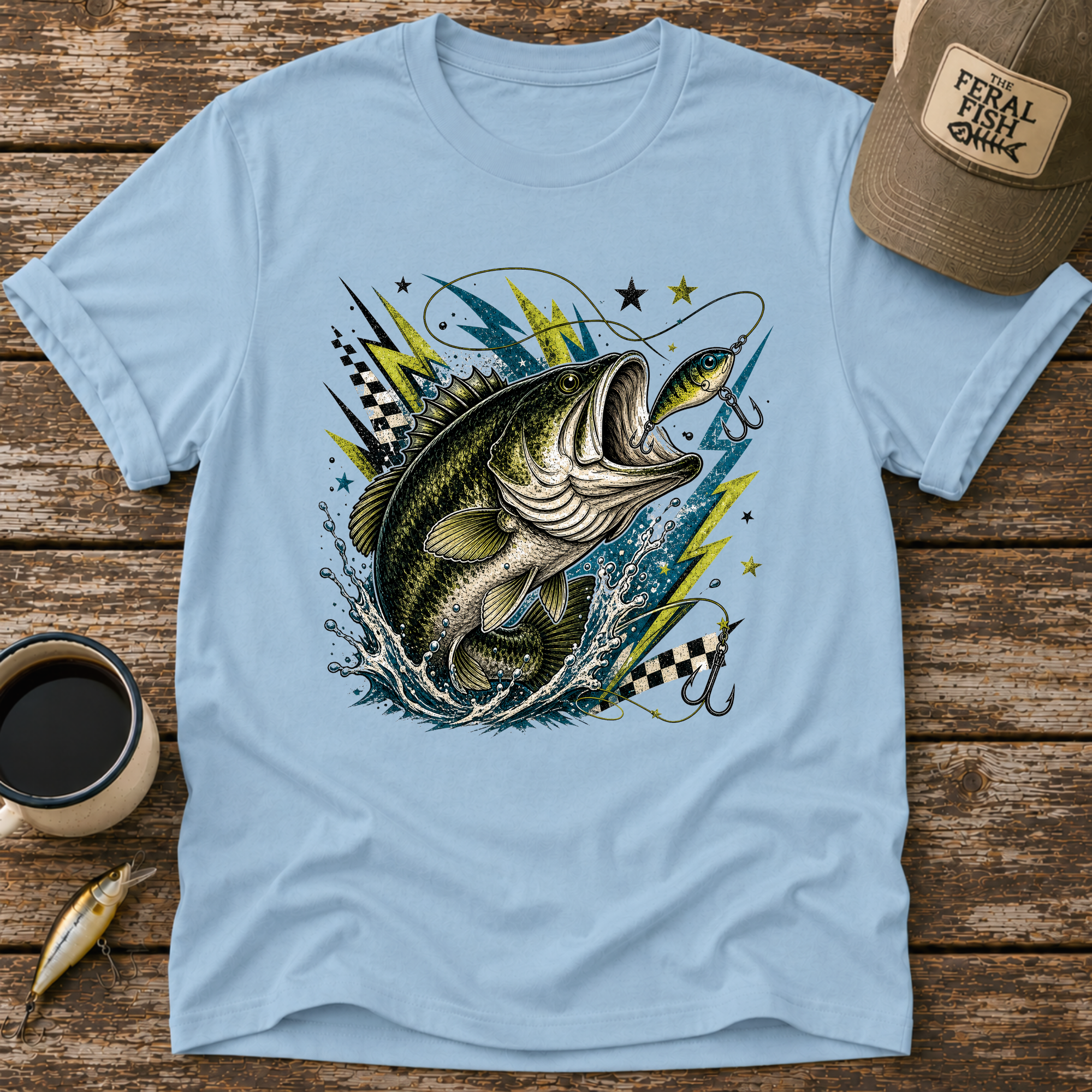 Bass & Blue Lightning T-Shirt