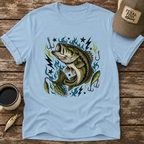 Bass And Blue Flames T-Shirt