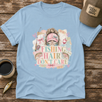 Fishing Hair Don't Care Scrapbook T-Shirt